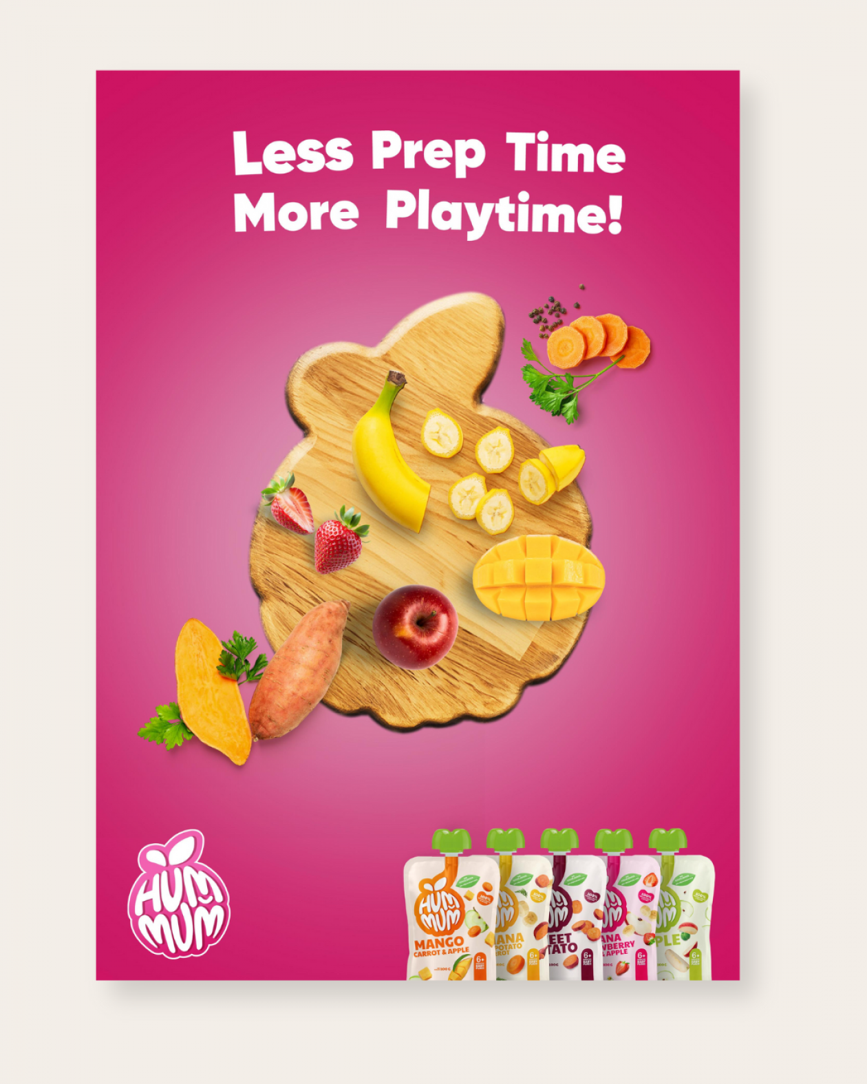 Main Key Visual | Less Prep Time More Playtime!