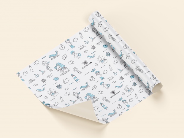 Marine Dreams | Wrapping Paper Design